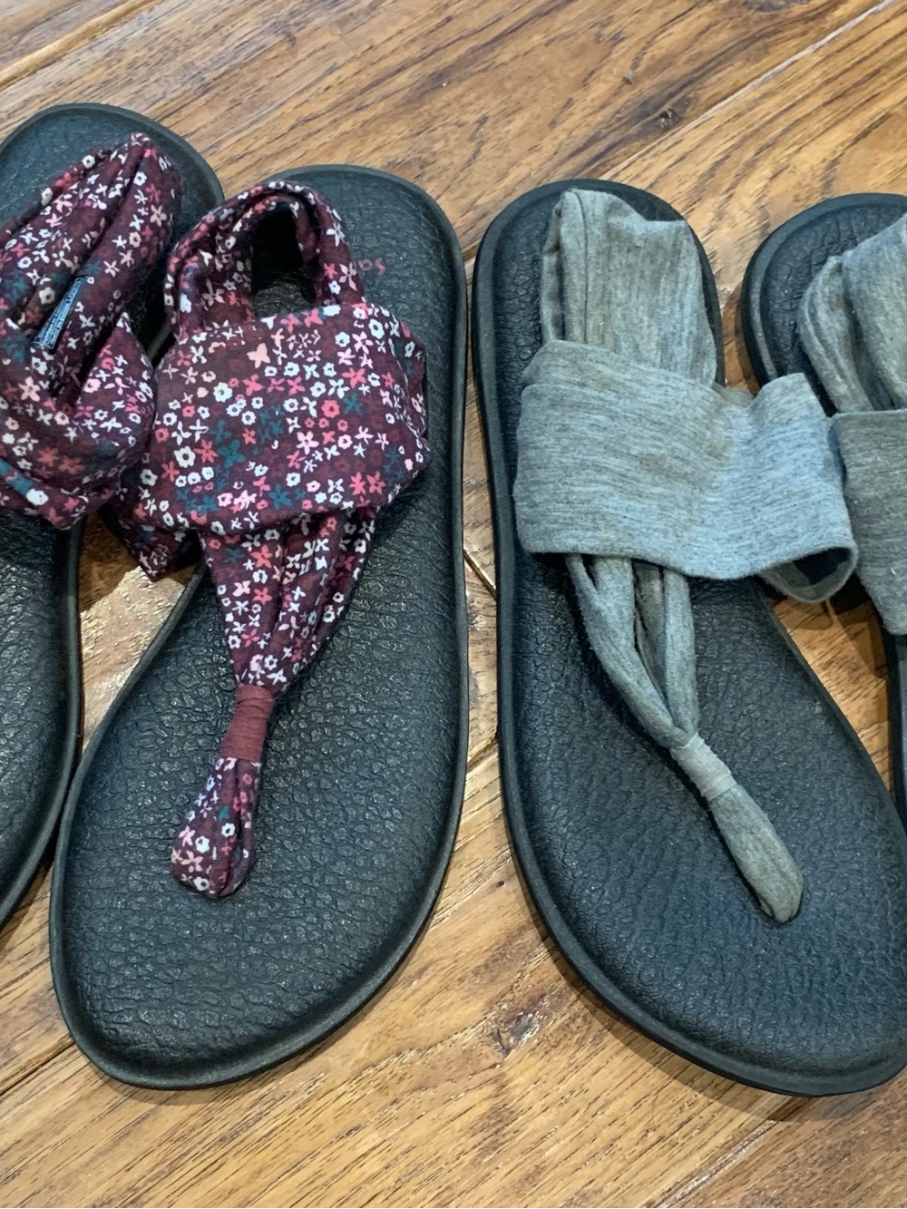 Sanuk Sandals Two Pair Size 9